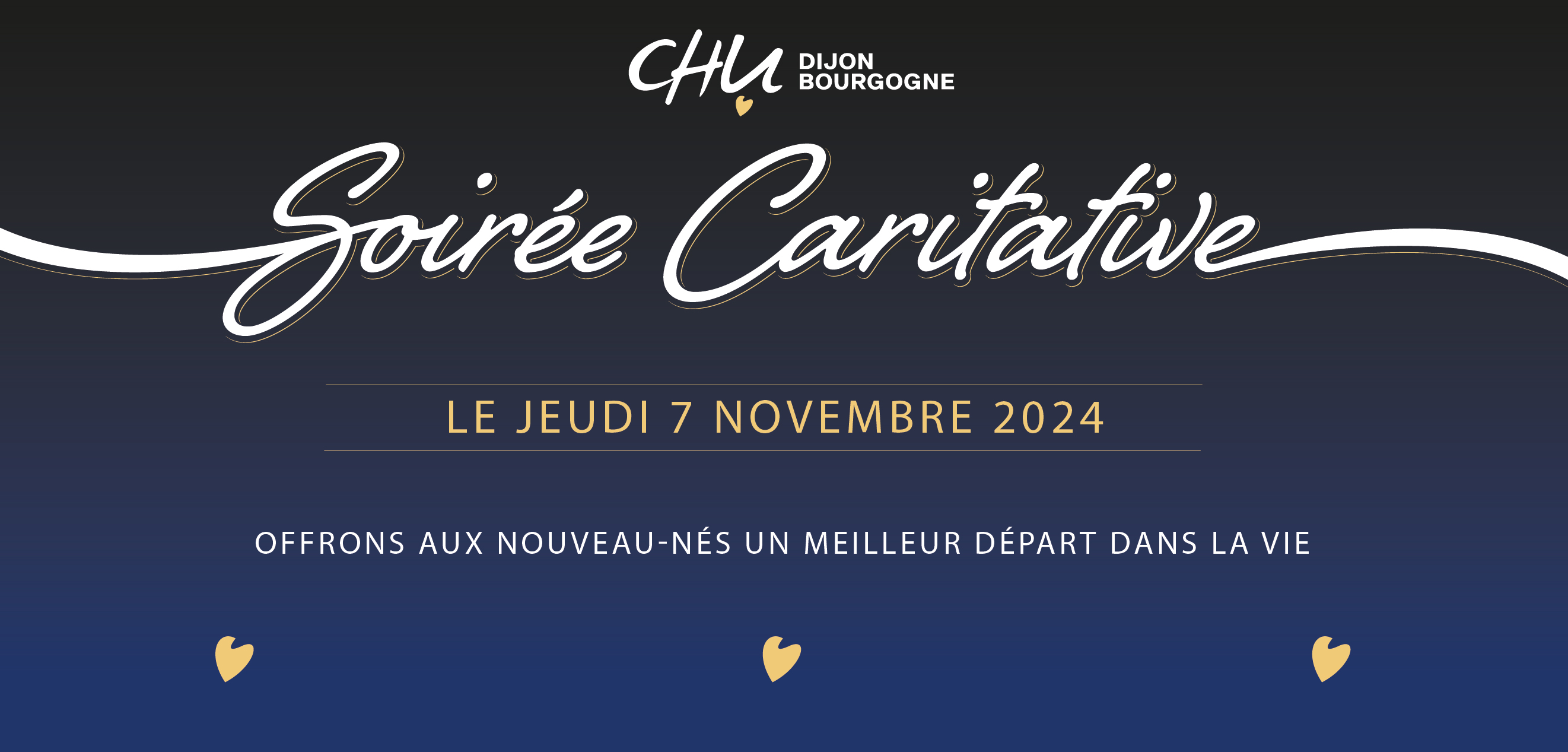 Bandeau soirée caritative