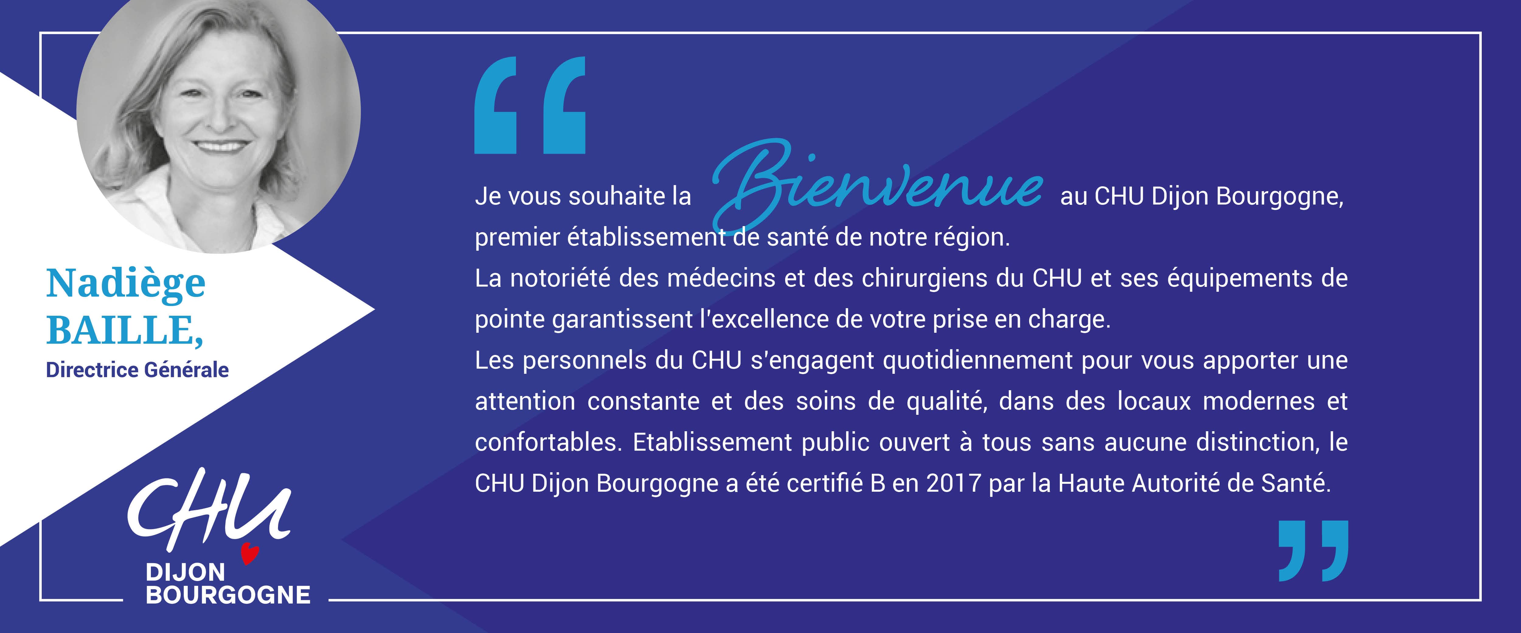 Mot direction CHU Dijon Bourgogne