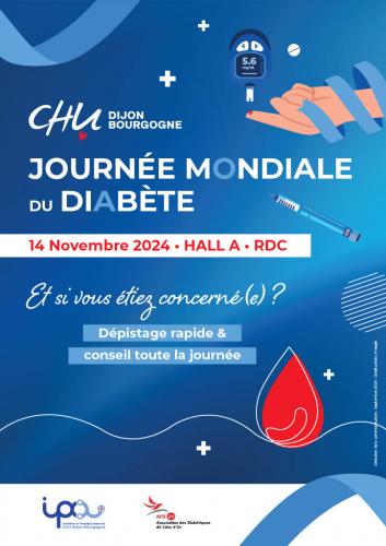 affiche journée mondiale du diabète