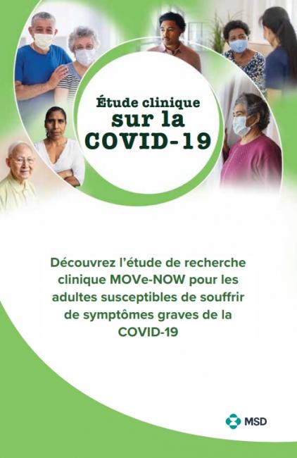 brochure étude clinique sur la Covid-19