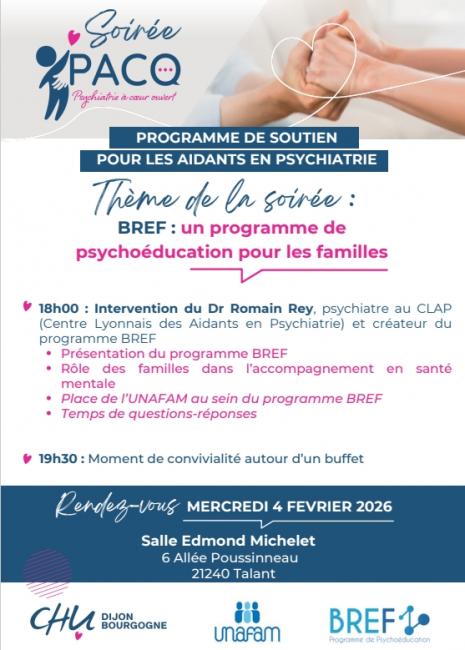 affiche programme soirée paco