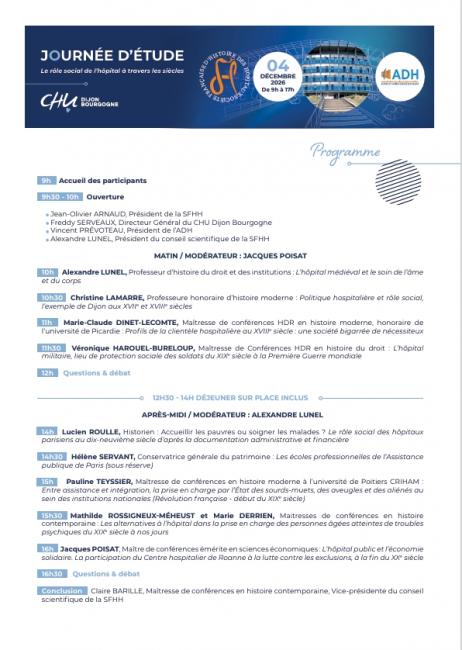 programme journée